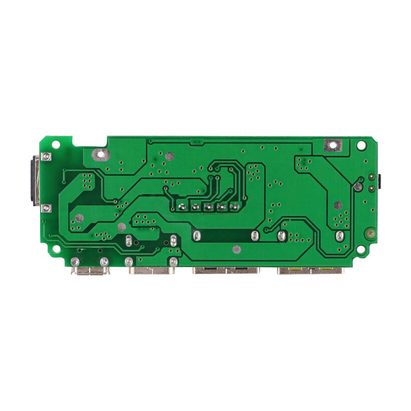 [Australia - AusPower] - MakerFocus 4pcs 186 50 Charging Board Dual USB 5V 2.4A Mobile Power Bank Module 186 50 Lithium Battery Charger Board with Overcharge Overdischarge Short Circuit Protection DIY USB Power Bank Board Green 