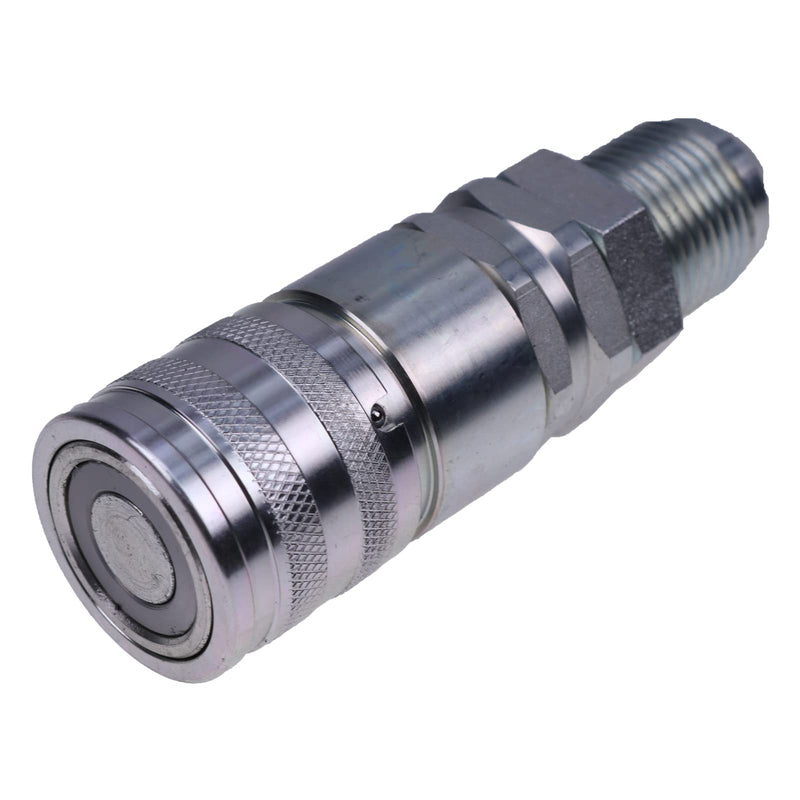 [Australia - AusPower] - JZGRDN Female Hydraulic Flat Face Quick Coupler KV11305 Compatible with John Deere 240 250 313 315 317 318 319 320 323 CT315 CT322 110 210 310 315 324 410 710 210 244 304 324 