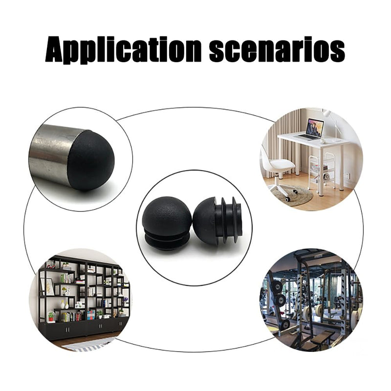 [Australia - AusPower] - 30Pcs 1-1/4 Inch/32 mm Round End Caps Plugs Plastic Chair Leg Inserts, Round Tube Inserts Furniture Glides End Caps Chair Leg Glide Furniture Protectors 1-1/4 Inch/32mm 