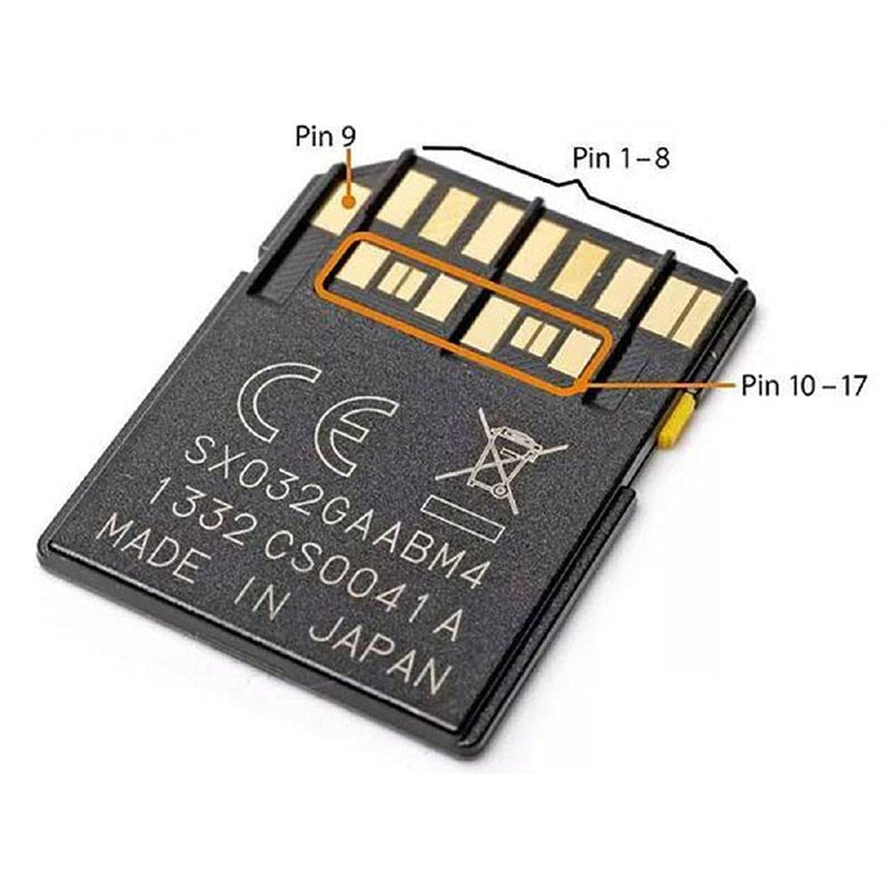 [Australia - AusPower] - Cablecc TF Micro SD Male Extender to SD Card Female Extension Adapter PCBA SD/SDHC/SDXC UHS-III UHS-3 UHS-2 Green TF Male to SD Female 