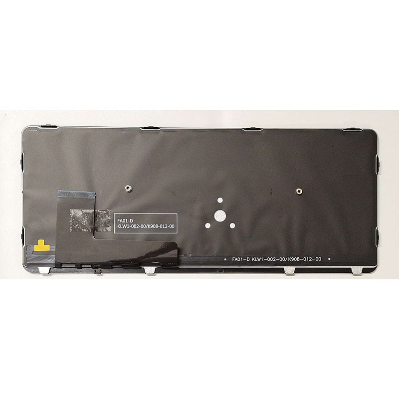 [Australia - AusPower] - LXDDP Laptop Replacement US Layout Backlit Keyboard for HP EliteBook 720 G1 720 G2 725 G2 820 G1 820 G2 Black Frame（Without Pointer） 