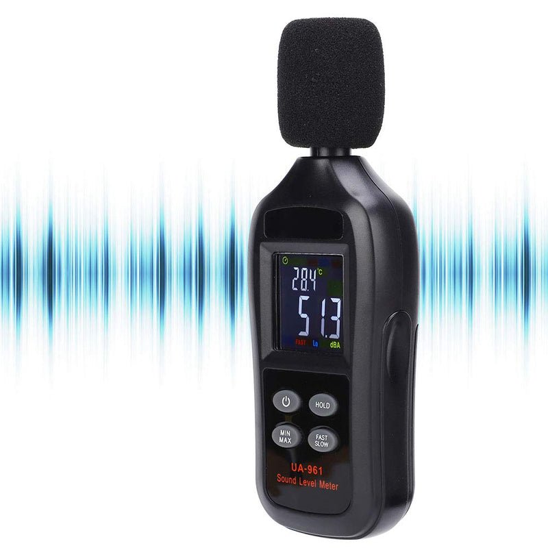 [Australia - AusPower] - Walfront UA961 Portable Sound Level Meter Decibel Meter Noise Meter Monitor Sound Quality Audio Record Sound Measuring Tool 35-135dB 