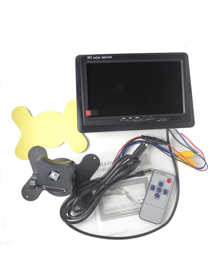 [Australia - AusPower] - HD Car Monitor Padarsey 7" HD 800×480 LED Backlight TFT LCD Monitor for Car Rearview Cameras, Car DVD, Serveillance Camera, STB, Satellite Receiver and Other Video Equipment 