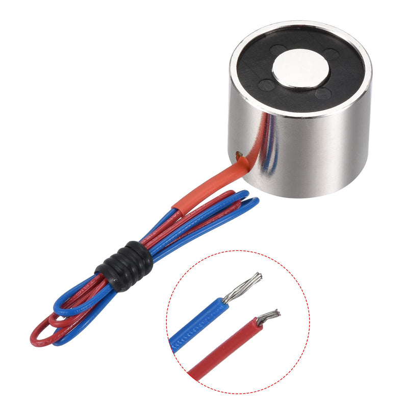 [Australia - AusPower] - MECCANIXITY DC 12V 25N DC 5V 50N Holding Electromagnet Sucking Disc Electric Lifting Magnet Solenoid 1 Set 