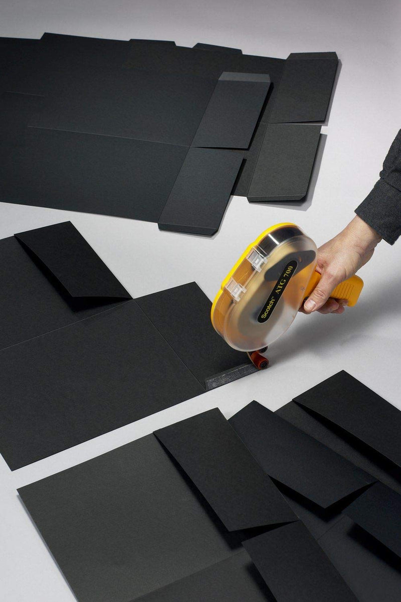 [Australia - AusPower] - 3M Scotch ATG 700 Adhesive Applicator, 1/2 in and 3/4 in wide rolls, Yellow 