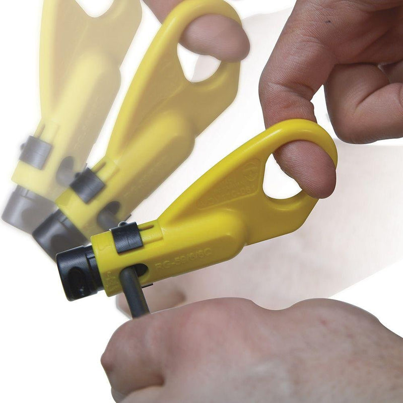 [Australia - AusPower] - Klein Tools VDV110-061 Radial Cable Stripper, Coaxial Cable Stripper COAX Prep Tool 