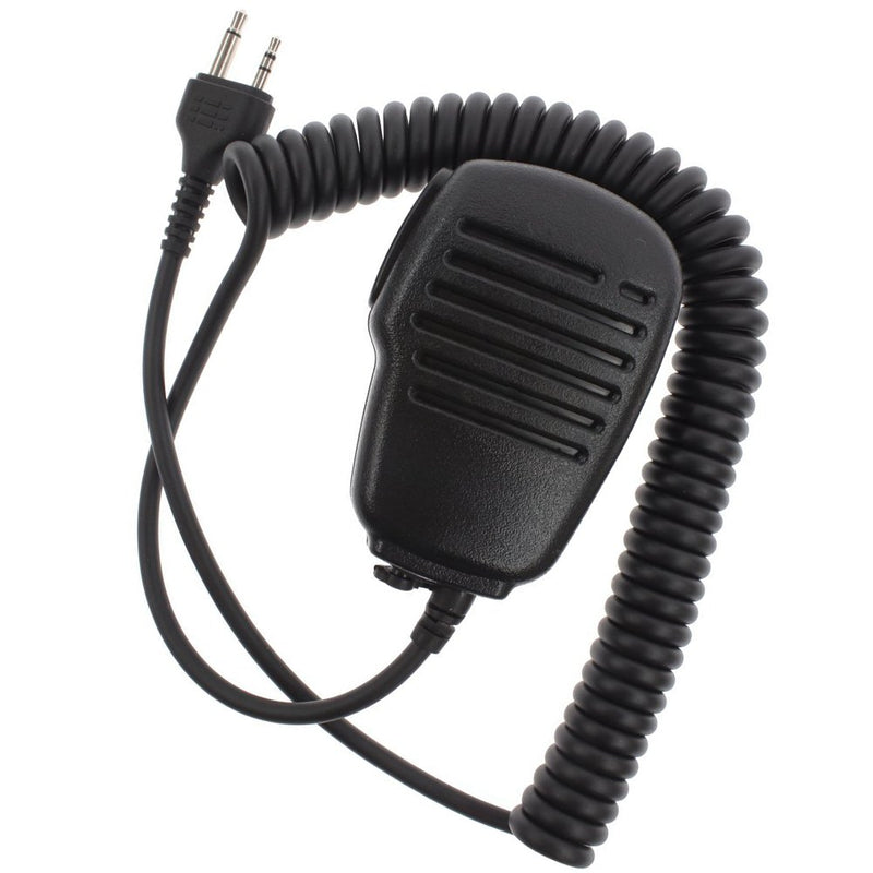 [Australia - AusPower] - AOER® 2 Pin Wateroof Rainproof Shoulder Remote Speaker Mic Micropone with PTT Mic for Wallkie Talkie Midland Alan Radio 