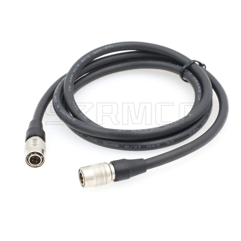 [Australia - AusPower] - SZRMCC Hirose 4 Pin Male to Hirose 4 Pin Male Power Cable for Sony Arri Camera to Zaxcom Sound Devices Zoom F4 F8 