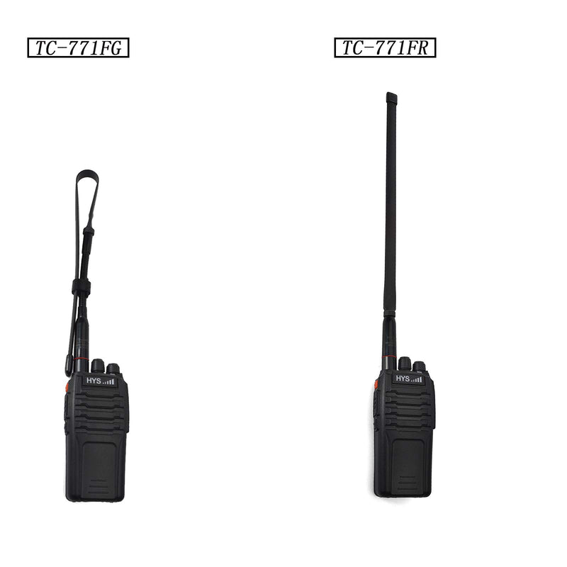 [Australia - AusPower] - HYS 771FG&771FR CS Tactical Antenna VHF UHF 2M 70CM Dual Band SMA-Female for Baofeng UV-5R Series, UV-82 Series, BF-F8HP Kenwood Two Way Radio (2Kind) 