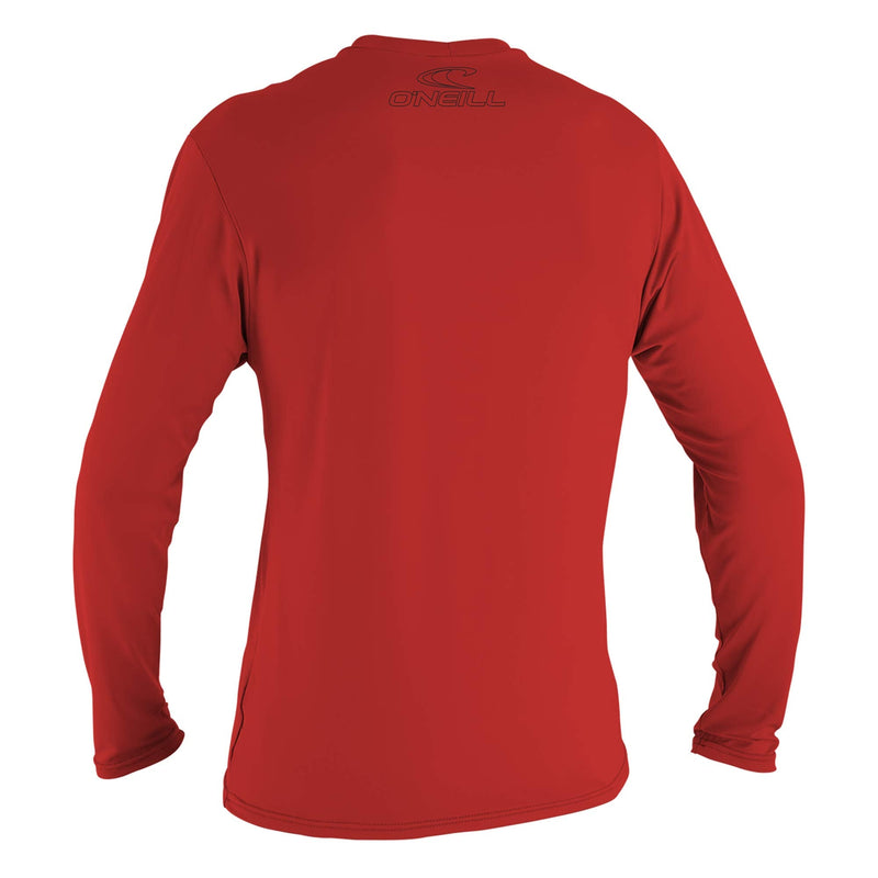 [Australia - AusPower] - O'NEILL boys Youth Basic Skins 50+ L/S Sun Shirt 4 Red 