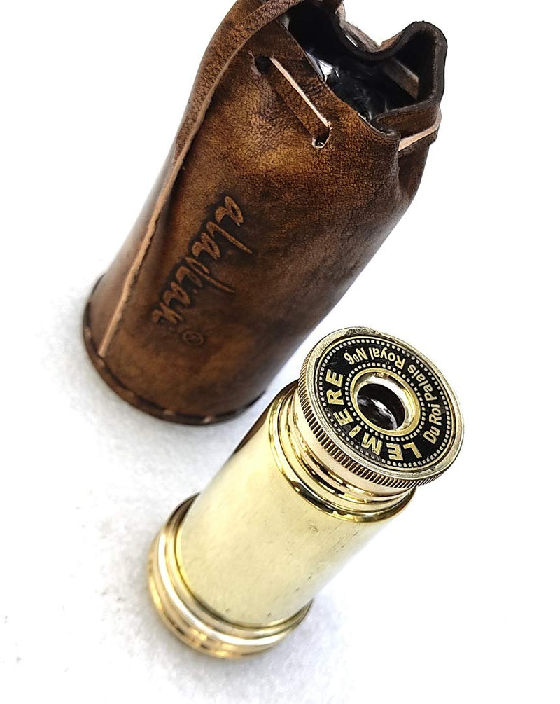 [Australia - AusPower] - ALADEAN Pirate Spyglass Gift for Boys Girls & Kids Captain's Brass Telescope | 7" Scout Scope - Birthday Gift Baptism Confirmation Educational Toy (Lemiere Du Roi- Palais Royal) 