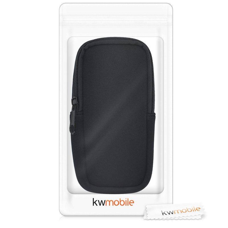 [Australia - AusPower] - kwmobile Soft Case Compatible with Garmin GPSMAP 66s / 66st / 66i - Protective Pouch for Handheld GPS - Black 