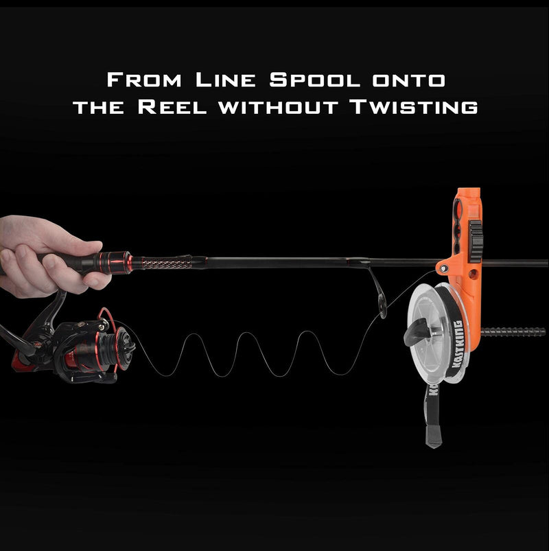 [Australia - AusPower] - KastKing Radius Line Spooler – Compact Fishing Line Spooling Tool for Spinning Reels and Casting Reels – Line Spooler Spools Fishing Reels Without Line Twist 