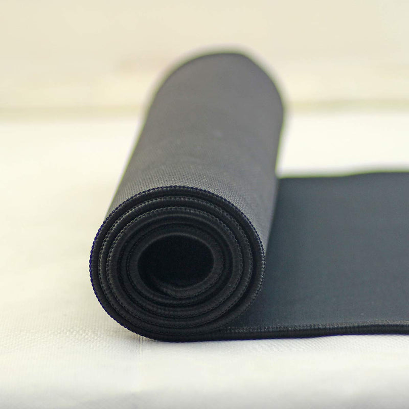 [Australia - AusPower] - Large Gaming Mouse Pad with Nonslip Base-31.5x11.8x0.15 Inch Extended XXL Size, Heavy Thick, Comfy Foldable Mat for Desktop, Laptop, Keyboard, Consoles & More(Black) Black(800*300mm) 
