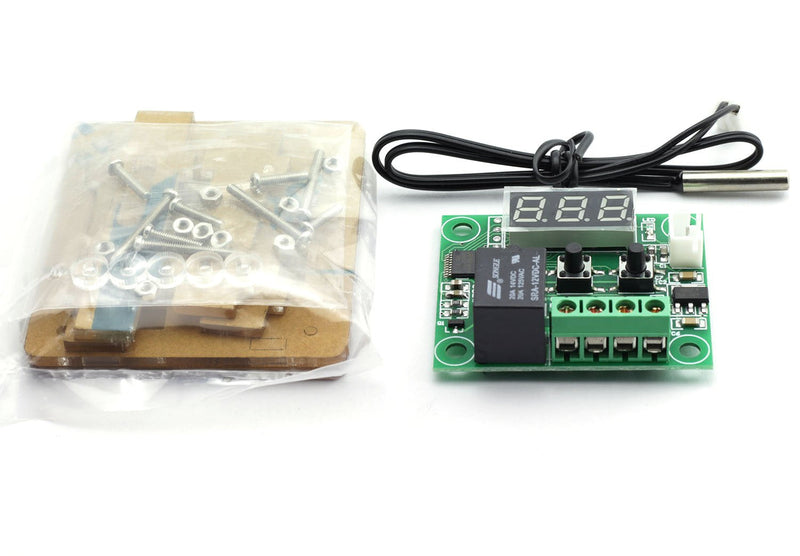 [Australia - AusPower] - E-outstanding Temperature Controller DC 12V Digital Cooling/Heating Temp Thermostat -50-100 Degree Controlled Switch Module W1209 + Acrylic Box 