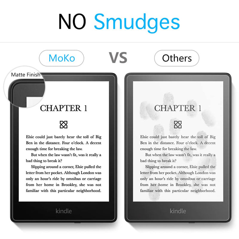 [Australia - AusPower] - MoKo 2-Pack Screen Protector for 6.8" Kindle Paperwhite (11th Generation-2021) and Kindle Paperwhite Signature Edition, Anti-Glare Premium PET Protective Film Full-Coverage Matte Screen Protector 