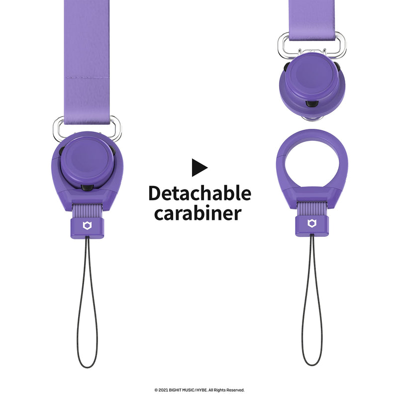 [Australia - AusPower] - iFace TinyTAN inspired by BTS Cute Character Quick Release Lanyard Neck Strap for ID, Wallet, Smartphone, Camera, etc. (Jung Kook) Jung Kook 