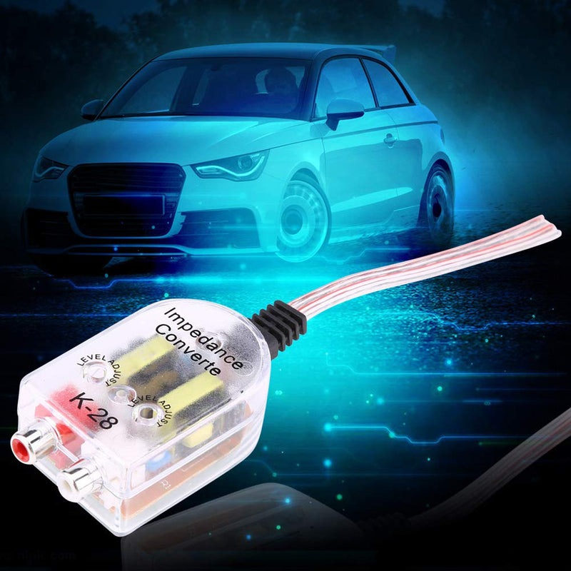 [Australia - AusPower] - Car o CD High to Low Converters Amplifier, Line Out Converter, Impedance Converter Adapter for Car o Systems 