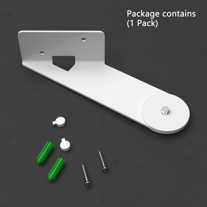 [Australia - AusPower] - Zwolf Outside Corner Wall Mount Bracket for Wyze Cam Pan V3, Make Cam Pan V3 Cover Both Sides of The House 270 Degrees, Maximizing Coverage Reduce Blind Spots (Pack of 1, White) Pack of 1 