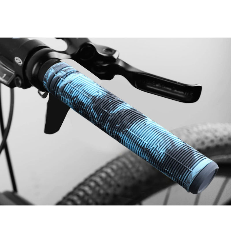 [Australia - AusPower] - Limit Handlebar Grips with Easy Cutting Lines for 150/160/170mm Use Pro Stunt Scooters Biack/blue 