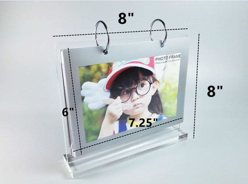 [Australia - AusPower] - Poster Frame,Sign Stand,Horizontal Display Picture 5x7",Clear Acrylic Display Sign Holder,Type T Vertical Stand Menu Holders,PVC Folder 7 Shows 14 Photos Portrait Style Menu Ad Frame 