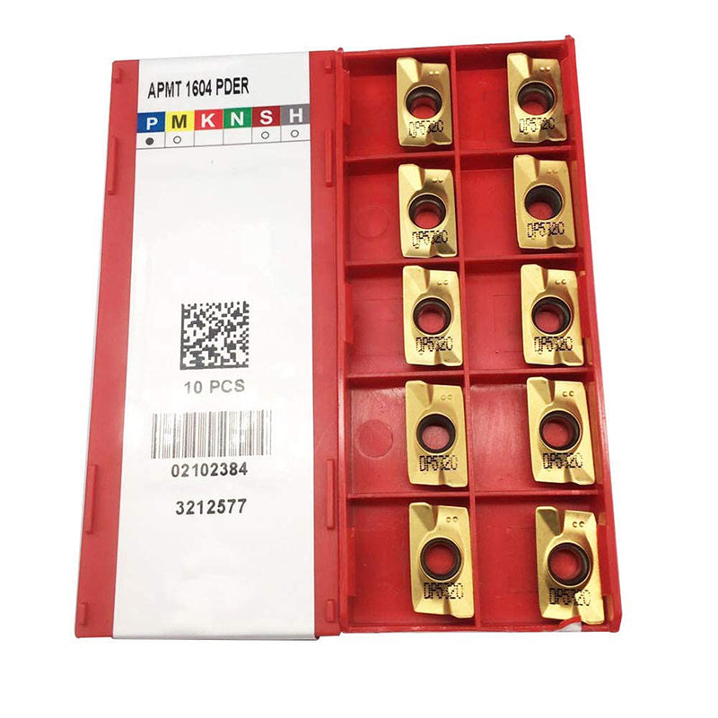 [Australia - AusPower] - GBJ APMT1604 PDER 10pcs Turning Inserts Cutting Tools DP010 For BAP400R Milling Inserts Tool Holders Processing Steel parts 