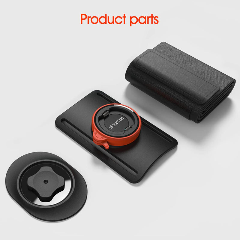 [Australia - AusPower] - Phone Holder for Running Hiking,Quick Mount Arm Bands for Cell Phone,Detachable Workout Sports Armband,Compatible with iPhone Samsung Google Pixel, Running Phone Armband Holder Sports Fitness Orange 【1st Gen】Armband 