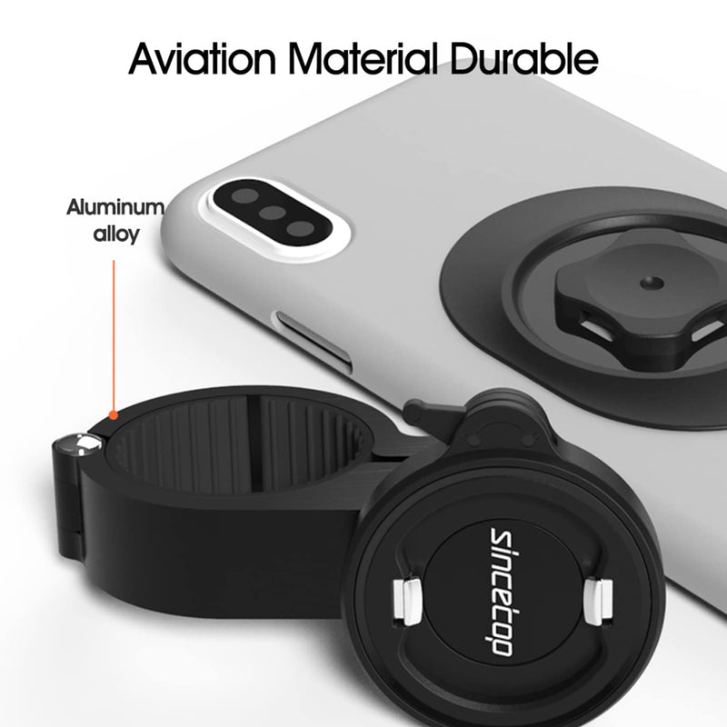 [Australia - AusPower] - Bike Phone Mount,Motorcycle Cellphone Holder with Universal Adapter,Bicycle Out Front Handlebar Mount for Mountain Bike,Scooter,Electric,MTB and Road Bike-Compatible with iPhone/Samsung/Google-Black 【1st Gen】Handlebar Mount-Black 