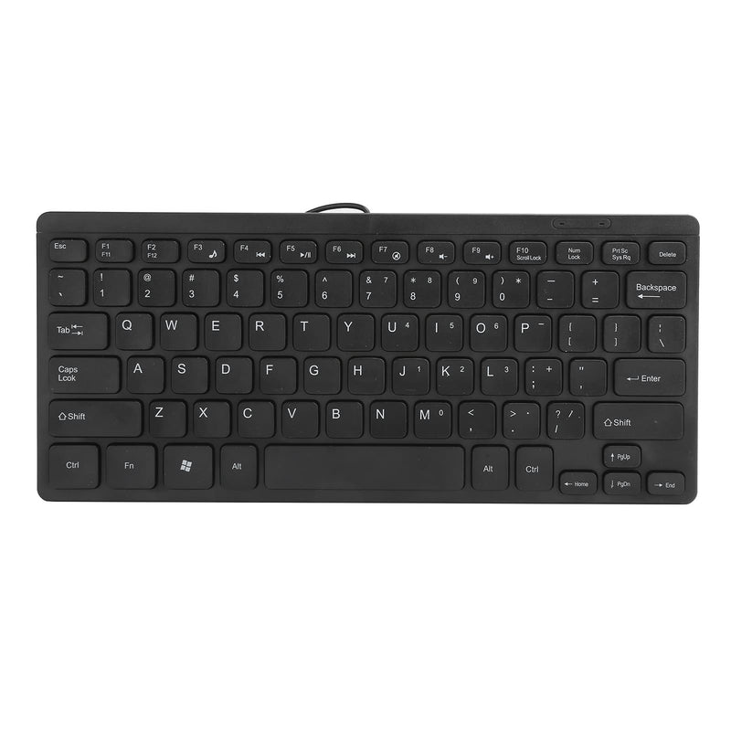 [Australia - AusPower] - K1000 Wired USB Mini Keyboard, Waterproof Portable Keyboard Wired, Save Space, Plug and Play Compact Small Keyboard for Win PC 