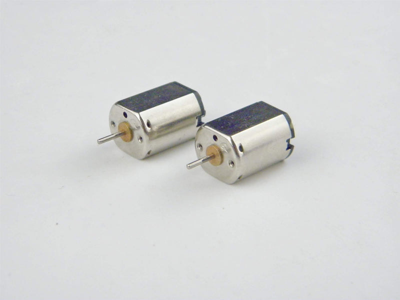 [Australia - AusPower] - 2pcs of Small DC Motor DC 3.7V speed 23500r/min mini for dc Gear motor DIY Toy Mini USB Fan Science Experiment Appliance with Shaft 