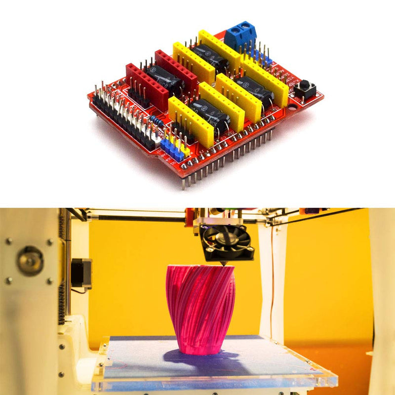 [Australia - AusPower] - Ximimark 2Pcs V3 Engraver 3D Printer CNC Expansion Shield Board A4988 Driver Board for Arduino 