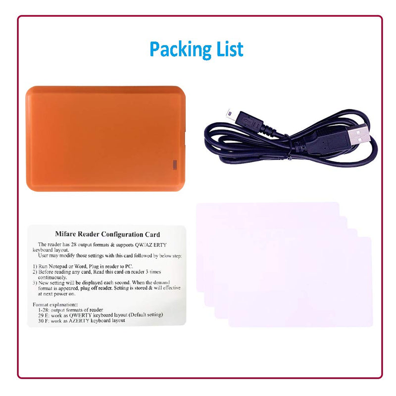 [Australia - AusPower] - RFID Card Reader 13.56MHz Mifare Reader/Writer: Can Works as a Mifare Card UID Reader OR a Mifare Card Programmer (Windows Program Support) +5 Mifare Cards 
