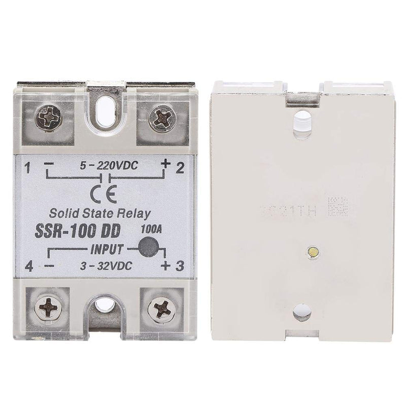 [Australia - AusPower] - SSR-100, DC-DC Solid State Relay 5-220V DC with Non-Contact Switch, SSR-100 DD 