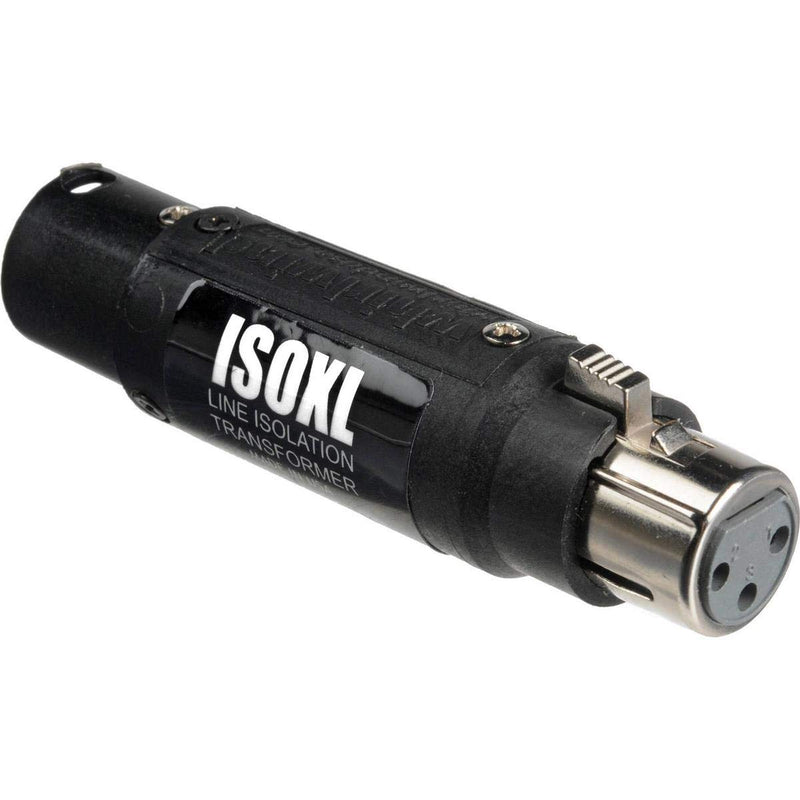 [Australia - AusPower] - Whirlwind ISOXL Line-Level Isolation Transformer, 3-Pin XLR Male/Female Connectors 