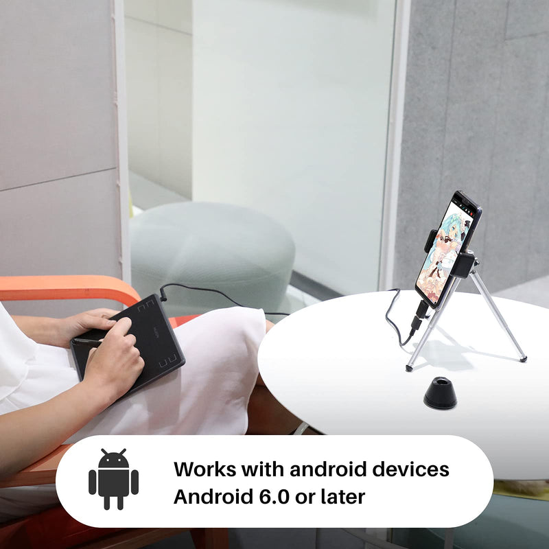 [Australia - AusPower] - HUION Inspiroy H430P OSU Graphic Drawing Tablet with Battery-Free Stylus 4 Press Keys, Compatible with Android, Linux, Windows and Mac 