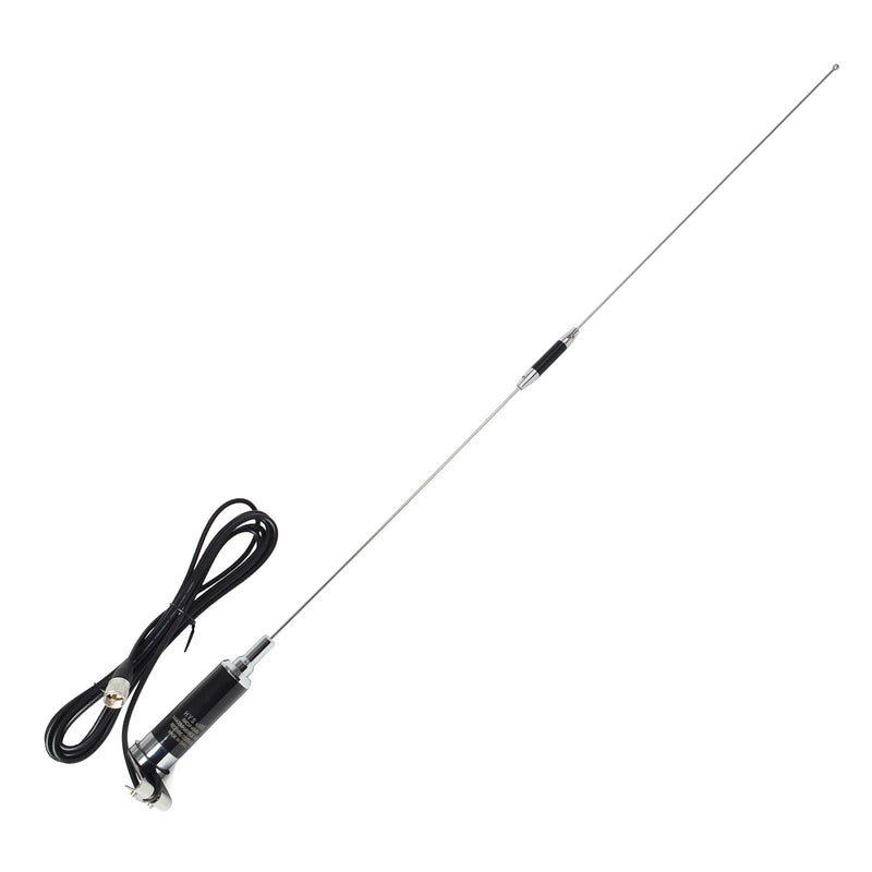 [Australia - AusPower] - HYS NMO Antenna 144mhz/430mhz Dual-Band Pre-Tuned Amateur Trunk Lid Mount Antenna (37.9inch) with 13ft/About 4m RG-58 Coax Cable for VHF UHF GMRS Transceiver Portable Radio 