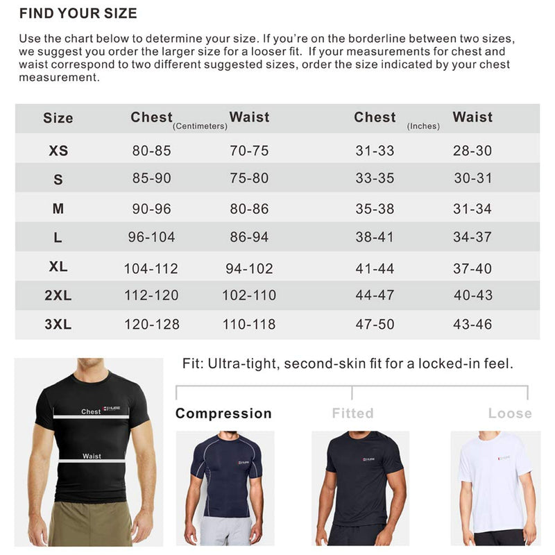 [Australia - AusPower] - HUGE SPORTS Men's Splice UV Sun Protection UPF 50+ Skins Rash Guard Short Sleeves Splash X-Small 