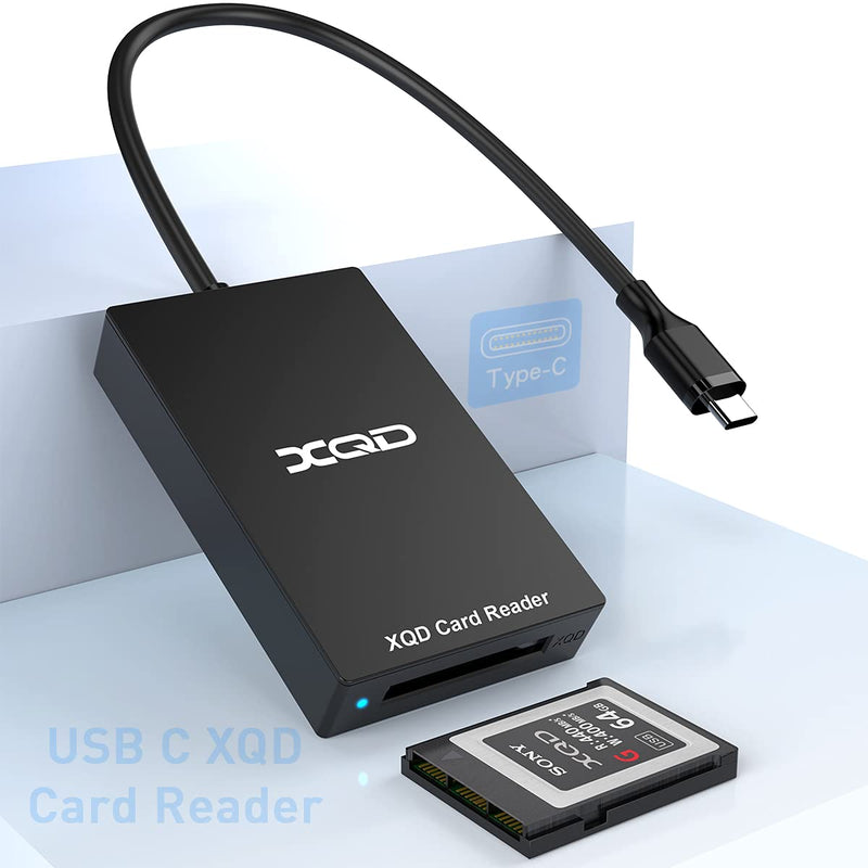 [Australia - AusPower] - USB C XQD Card Reader,XQD Memoey Reader Compatible with Sony G/M Series USB Mark XQD Card,Lexar 2933x/1400x USB C Mark XQD Card for Windows/Mac OS. 5Gpbs Super Speed Type C XQD Memory Card Reader 