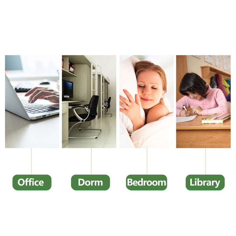 [Australia - AusPower] - AceMining Rechargeable Battery Operated Fan with 3 speeds, Strong Wind, Long Battery Life, Quiet Operation, Small USB Desk Fan, Portable Battery Powered Fan, Cooling for Home, Office, Travel(White) White 