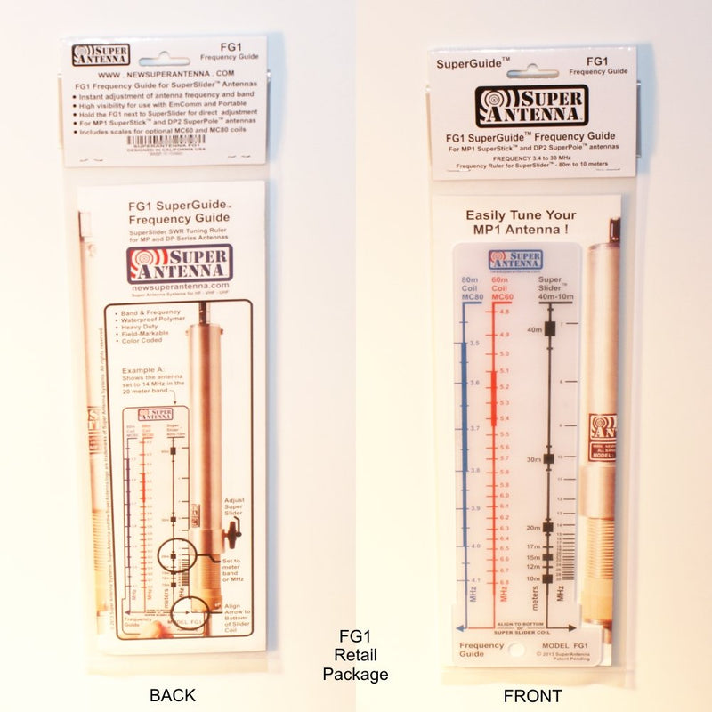 [Australia - AusPower] - Super Antenna FG1 Frequency Guide HF SWR Ruler for MP1 ham Radio Amateur 