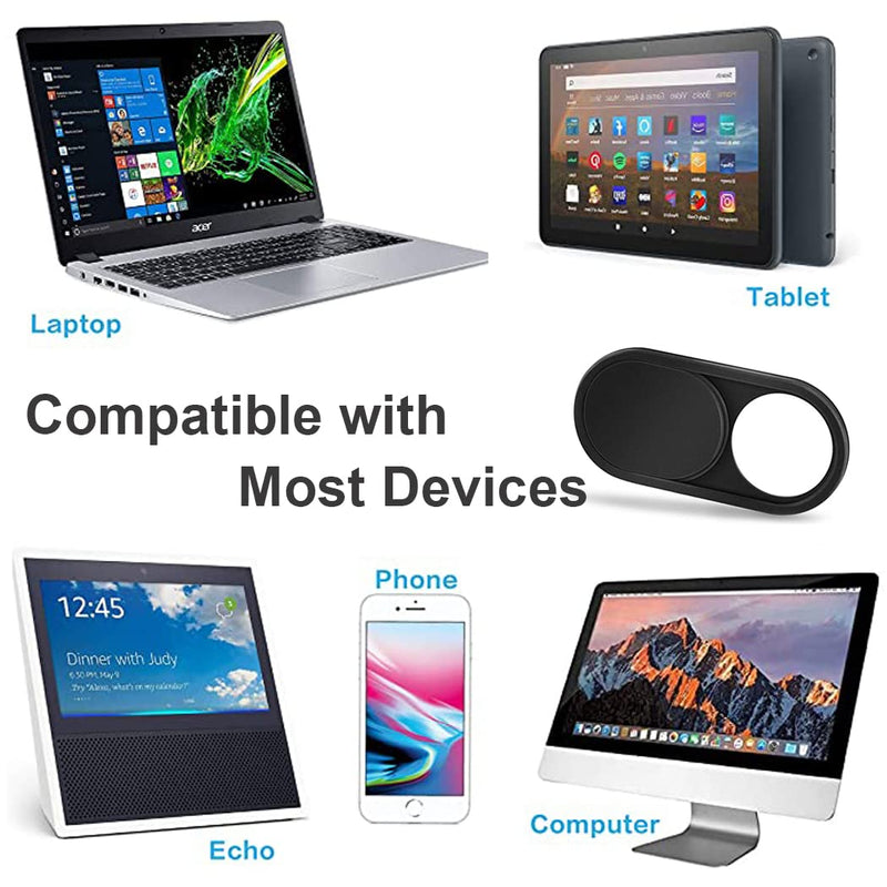 [Australia - AusPower] - 8 PCS Webcam Cover,Laptop Camera Cover Slide,Compatible with iPhone,ipad,MacBook air,iMac,PC,MacBook Pro 