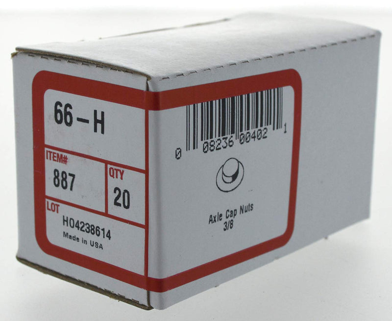 [Australia - AusPower] - The Hillman Group The Hillman Group 887 Axle Pushnut Fastener 3/8 in. 20-Pack Zinc 