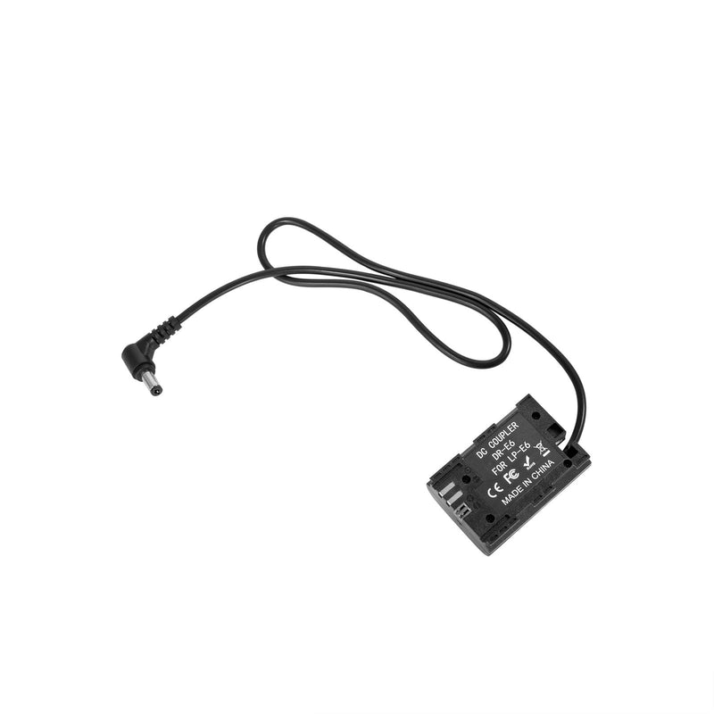 [Australia - AusPower] - SmallRig DC5521 to LP-E6 Dummy Battery Charging Cable, for LP-E6 Battery-Powered Camera, Dummy Battery for Sony A6500 A6000 A6300 A6100 - 2919 