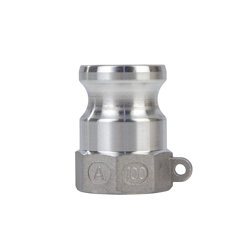 [Australia - AusPower] - Quafwia 2 pcs Aluminum cam lock fittings (1" Part A) cam groove hose fitting camlock fittings , Male Adapter Female NPT Thread camlock fitting (1‘’) 1‘’ 