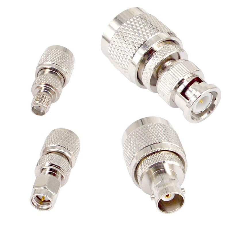 [Australia - AusPower] - onelinkmore 20 Type Set UHF PL259 SO239 Mini UHF Adapter Kits UHF to SMA/BNC/MCX/FME/F/TNC/Mini UHF RF Coaxial Adapter Male Female Coax UHF VHF HF Radios Adapter Connector Kit … Black 