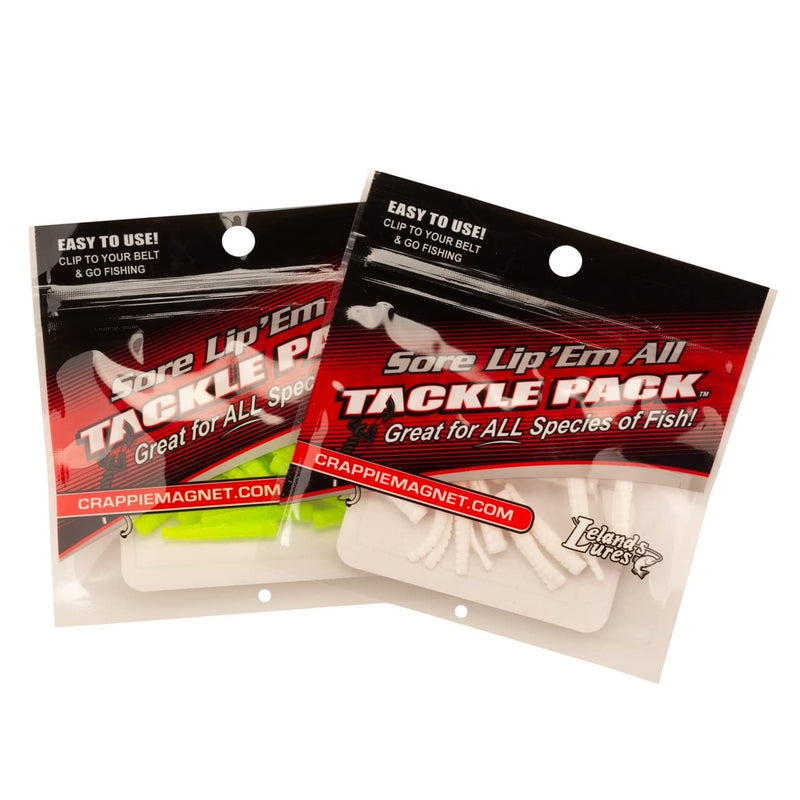 [Australia - AusPower] - Crappie Magnet Tackle Pack Kit - Fishing Lures, Jig Hooks, Split Shots - Designed to Catch Any Fish Including Bass, Crappie, Trout and More - Portable All Species Fishing Tackle Box 