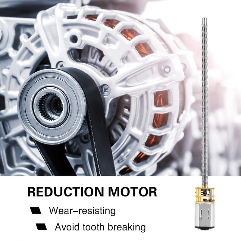 [Australia - AusPower] - DC 6/12V N20 Metal Speed Reduction Motor Micro Electric Motor With Long Output Shaft M4 x 100mm(12V 600RPM) 