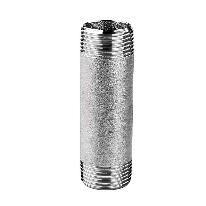 [Australia - AusPower] - Avanty Stainless Steel 304 Forged Pipe Fitting Long Nipple 1-1/4" NPT Male x 1-1/4" NPT Male 4" Length 1000psi 