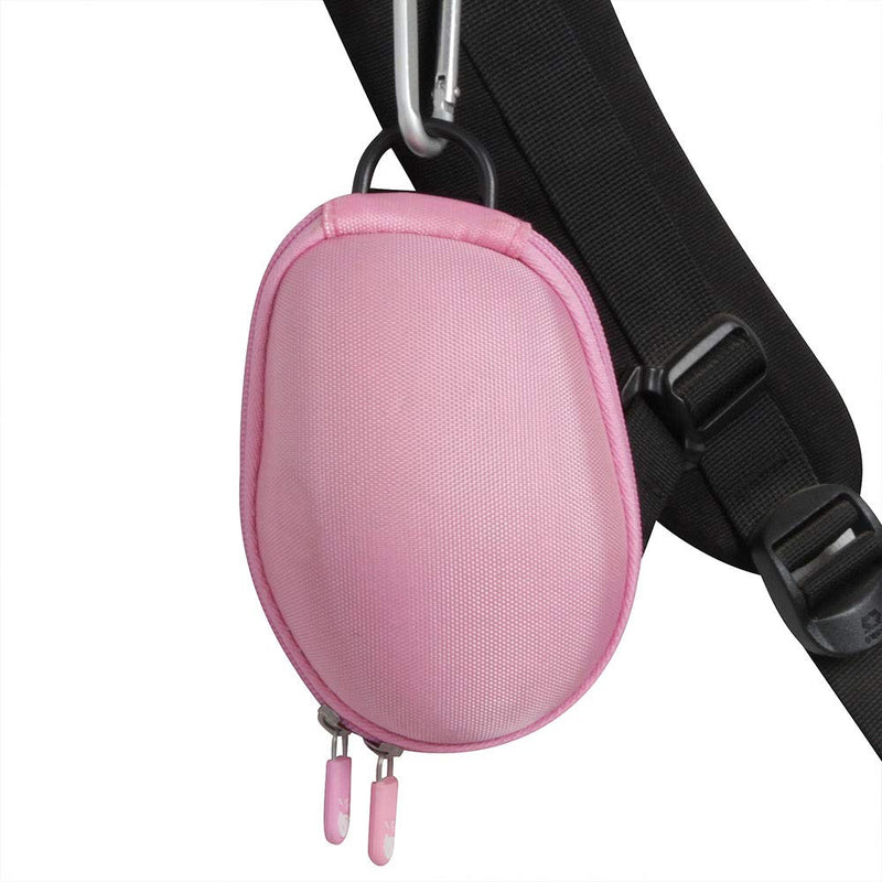 [Australia - AusPower] - Hermitshell Hard Travel Case Fits VicTsing MM057 / HOTWEEMS D-09 / E-YOOSO / PONVIT / POLEYN 2.4G Wireless Portable Mobile Mouse Optical Mice (Only Case) (Pink) Pink 