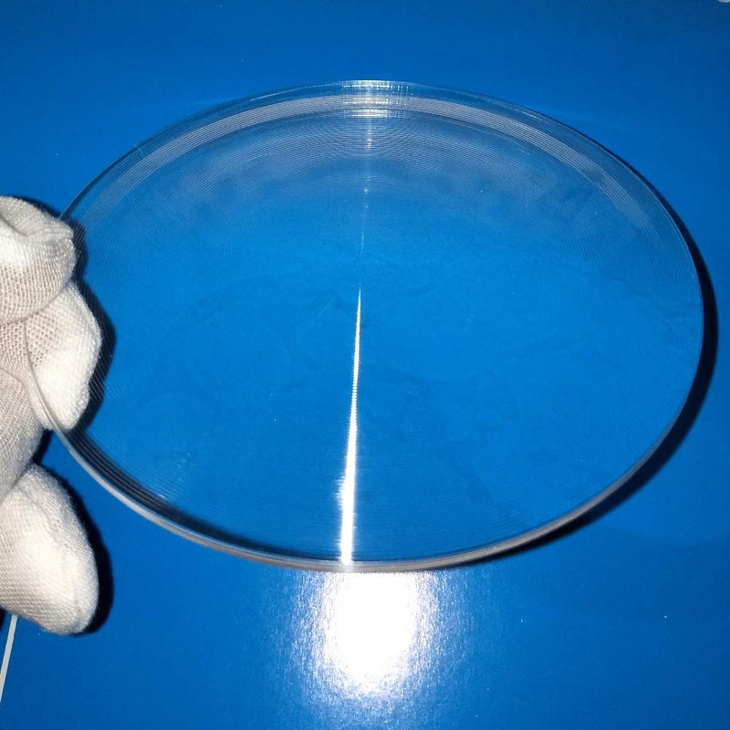 [Australia - AusPower] - Fresnel Lens Magnifier, Diameter 100mm (4''), Focal Length 100mm, Acrylic Lens (not Glass), for Physics Classroom,Solar Heating,Magnifiying. (Focal Length 100mm) 